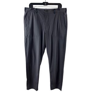 Macpac Mens Trekker Pertex Equilibrium Softshell Nylon Pants XL Charcoal Gray